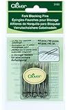 Clover 3163 Fork Blocking 40 Count U-Pins, 1-3/4-Inch