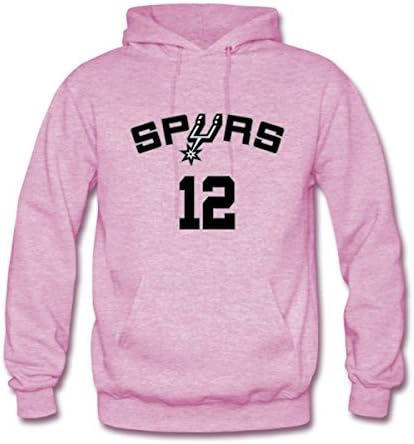 Custom San Antonio Spurs LaMarcus Aldridge #12 For Men Classic Sweatshirt Hoodies Pink XL