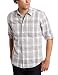 7 For All Mankind Men's Plaid Double Chest Pocket Shirt, Flint Mauve, Large 7 For All Mankind Men's Plaid Double Chest Pocket Shirt, Flint Mauve, Large
