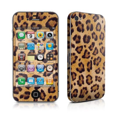 Apple iPhone 4用スキンシール【Leopard Spots】