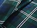 MI ZONE Cozy Comforter Set Cabin Lifestyle Plaid Design All Season Bedding Matching Shams, Decorative Pillow, Twin/Twin XL, Brody Blue 3 Piece, Green/Navy