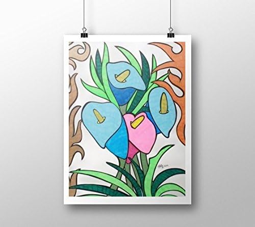 CALLIES FOR YOU Fine Art Print by Helena Odom