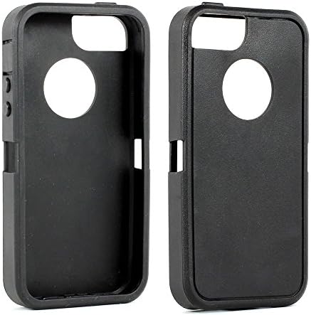Replacement Generic Aftermarket TPE Silicone Skin for Otterbox Defender Case Cover For Apple iPhone 5S (Black)