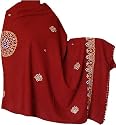 Woolen Shawls Wraps for Women with Tribal Designs 80 x 40 inches (ktds484)