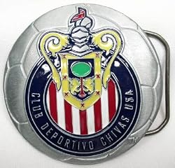 Chivas USA  MLS Soccer Team Buckle