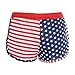 Women's Juniors Proud to be an American USA Flag Shorts