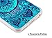 6S Case Design,Hungo Soft TPU Silicone Protective Cover Case Compatible with Phone 6/6S Blue Beautiful Floral Art Fashionable Stylish Design Pattern Sayings