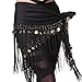ZLTdream Women's Belly Dance triangler Hip Scarf With Coins
