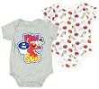 Sesame Street Newborn Baby 2pc Fun in the Sun Elmo Creeper Set