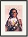 Search : Black Framed/Matted Print 17x23, Chief James Garfield Velarde