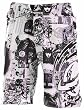 Lost WHITE PLANET Mens & Youth Boardshorts in Grey/White