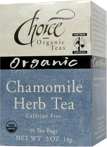 Choice Organic Chamomile Herb Tea, 16-Count Box (Pack of 6) by Choice Organic
