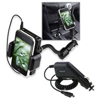Wireless 3.5mm LCD FM transmitter + Micro USB Car Charger for Motorola Droid 2 Global