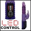 64 Combos LED Wave Passion Jack Rabbit Vibrator Purple