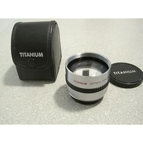 TITANIUM Optics Compact Video Telephoto 2.0X AF [with 55 to 46 Adapter Ring]