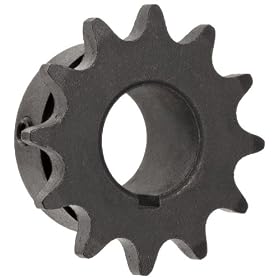 Martin 41BS12 3/4 Type BS Sprocket With Keyway and 2 Setscrews for 41 Chain, 1/2" Pitch, 12 Teeth, 0.75" Bore Diameter, 2.17" Outside Diameter, 0.227" Wide