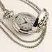 ESS - Damenuhr - Taschenuhr - silbern - Quarz - mit Halskette - WP021