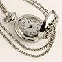 ESS - Damenuhr - Taschenuhr - silbern - Quarz - mi&hellip von ESS