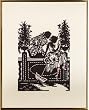 Eva Rosenstand Silhouette Courting Couple Counted Cross Stitch Kit #14-272