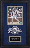 Ryan Braun Milwaukee Brewers Deluxe Framed Unsigned 8x10 Photograph with Plate
