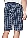 GUESS Men's Thae Plaid Flat-Front Shorts