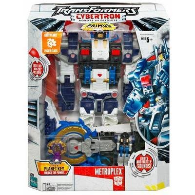 Childrens Toyshop  Toys : Transformers Cybertron Leader Metroplex with Drillbit