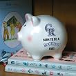Colorado Rockies Memory Company Born to Be Piggy Bank MLB Baseball Fan Shop Sports Team Merchandise