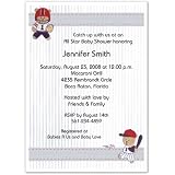 Sports Bears Baby Shower Invitations - Set of 20 by Storkie Express