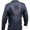 Lederjacke Leder Jacke f�r Biker Chopper Mottoradjacke Motorrad Rocker Punk