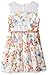 Pippa & Julie Girls' Big Floral Illusion Neck Dress