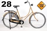 Hollandrad, 28 Zoll, gold, Damenrad, Omafiets, Damenfahrrad, Nagelneu & zum unschlagbaren Top-Preis !!