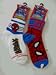Marvel Spiderman Socks (2 Pairs) Boys Size 6 - 8.5