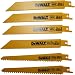 DEWALT DW4856 6-Piece Metal/Woodcutting Reciprocating Saw Blade Set