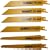 DEWALT DW4856 6-Piece Metal/Woodcutting Reciprocating Saw Blade Set