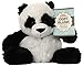 warmies Junior Microwavable & Weighted Stuffed Animals, Panda - Heated Stuffed Animal Plushie for Warmth & Comfort - Cute Soft Plush Toys for Adults & Children (Boys, Girls, Babies & Toddlers)