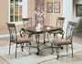 5-pc Dinette Set, Wood Veneer & Light Oak Finish