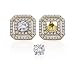 14K Yellow Gold 1/2 ct. Diamond Earring Jackets