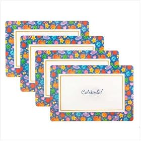 Buy CELEBRATE SET OF 4 PLACEMATS by World Products RR now!