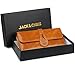 Jack&Chris Women's Genuine Leather Organizer Wallet Card Case Purse, WBXH053 (Brown)