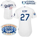 Matt Kemp Los Angeles Dodgers Authentic Cool Base Jersey w/ 1955 World Series Patch