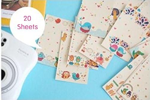 40 Sheets Forest Friends Pattern for Instant Camera Mini Film Fujifilm Instax Mini 8 7s 25 50s 90 Sticker Borders Paraloid Film Skin