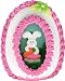 Small Pink Panoramic Sugar Easter Eggs - Amazing Handcrafted Candy, Perfect for Easter Baskets and Egg Hunts!