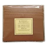 JS Sanders 1500 Thread Count Sheet Set, Cal King Size, Antique Gold