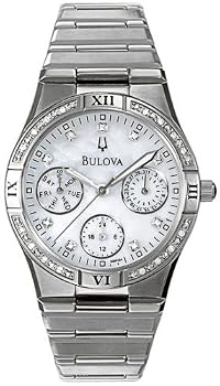 Bulova #96R104 Women's Diamond Accented Multi Function Windemere Watch
