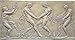 Fauns Pressing Grapes Wall Relief