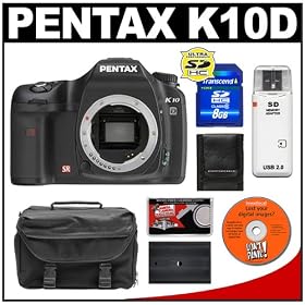 Pentax K10D Digital SLR Camera Body + 8GB Card + Battery + Case + Cameta Bonus Accessory... by Pentax