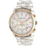 Michael Kors Quartz Mother of Pearl Dial Clear Band - Women's Watch MK5394