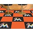 Miami Marlins MLB Team Logo Carpet Tiles