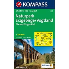 Naturpark Erzgebirge, Vogtland-Plauen: Wanderkarte mit Kurzf�hrer, Radwegen und Loipen. 1:50.000