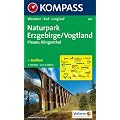 Naturpark Erzgebirge, Vogtland-Plauen: Wanderkarte mit Kurzf�hrer, Radwegen und Loipen. 1:50.000